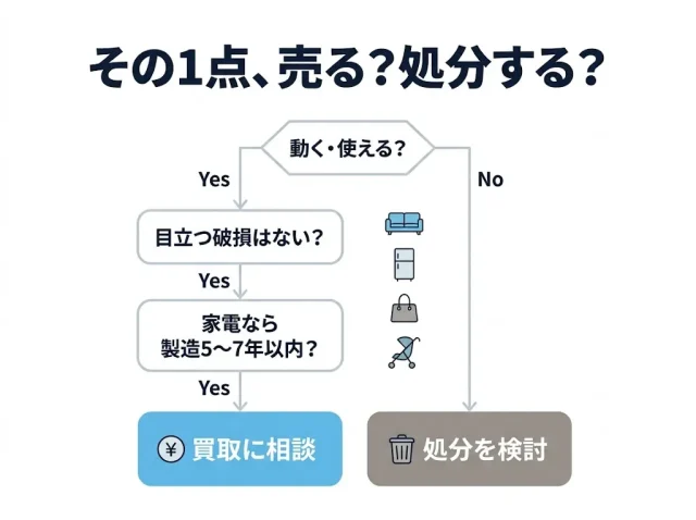  あなたの残り物、売れる？売れない？品目別の判断
