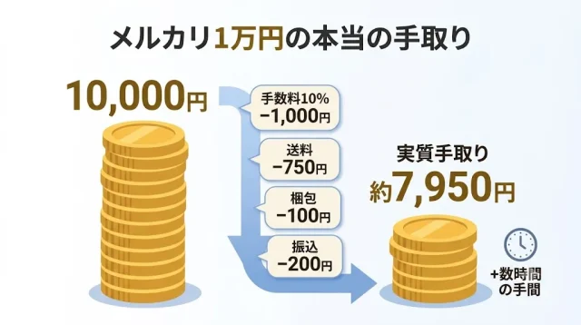 結局どっちが高い?"実質手取り"で比較