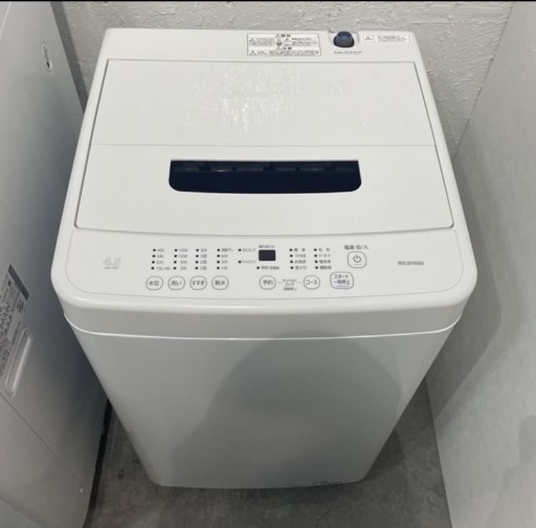アイリスオーヤマ 2025年製 4.5kg 洗濯機 中古品販売