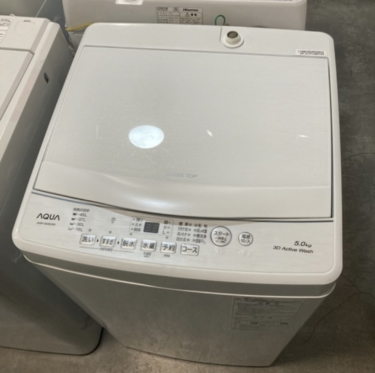 AQUA 2023年製 5.0kg 洗濯機 中古品販売