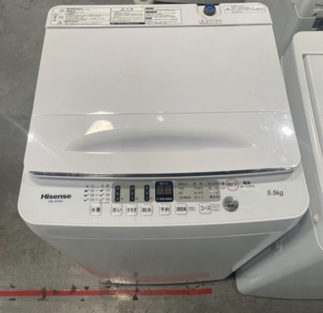 Hisense 2022年製　5.5kg 洗濯機 中古品販売