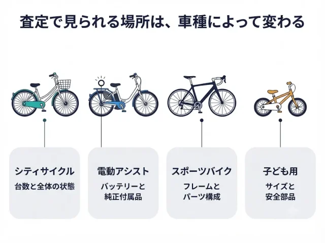 同じ状態でも、売れる自転車と売れない自転車がある