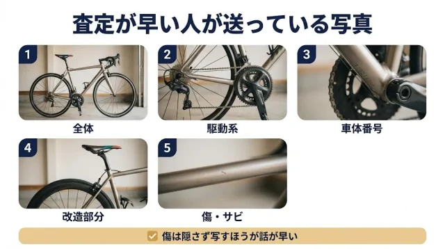 査定の話が早く進む人がやっていること——伝える情報と写真の撮り方