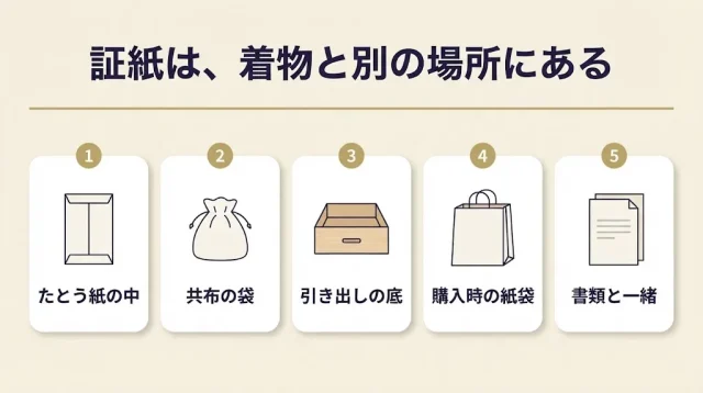 その証紙、本当に「ない」？ 残っていやすい5か所と、最初から付かないケース