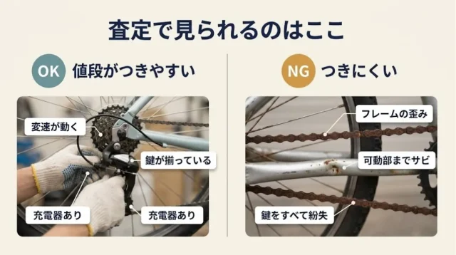 値段がつく自転車・つきにくい自転車