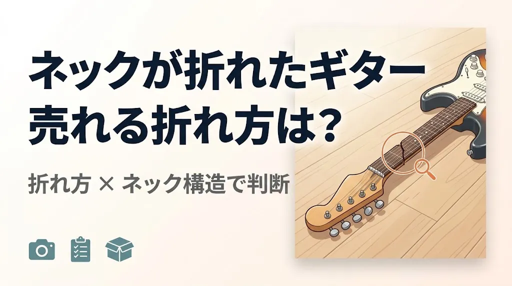 ギターのネックが折れた|売れる折れ方・売れない折れ方