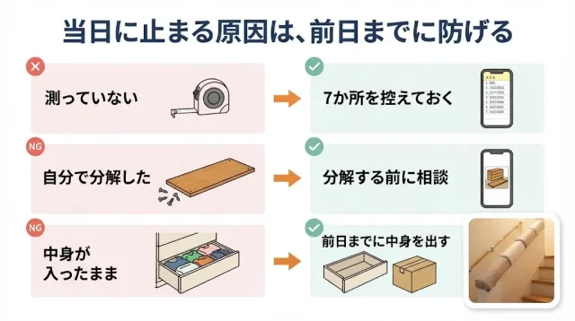 よくある失敗と、防ぐ方法