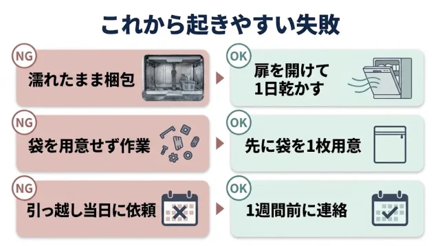 よくある失敗と防ぐ方法