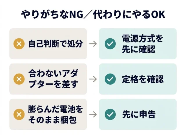 よくある失敗と防ぐ方法