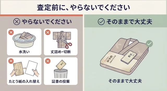 証紙がない着物で起きやすい失敗と、その防ぎ方