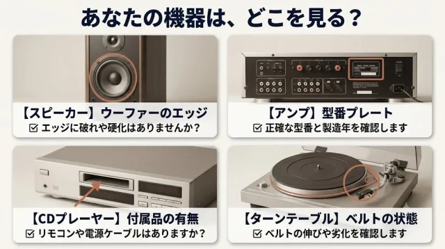 機器タイプ別|「これがないと厳しい」チェックリスト