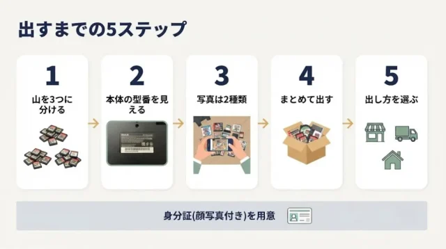 欠品ありで査定に出すときの5つの準備