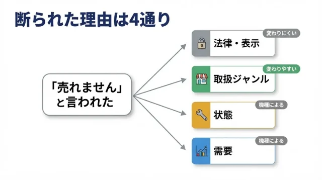 「売れません」と断られた4つの理由と、その意味の違い