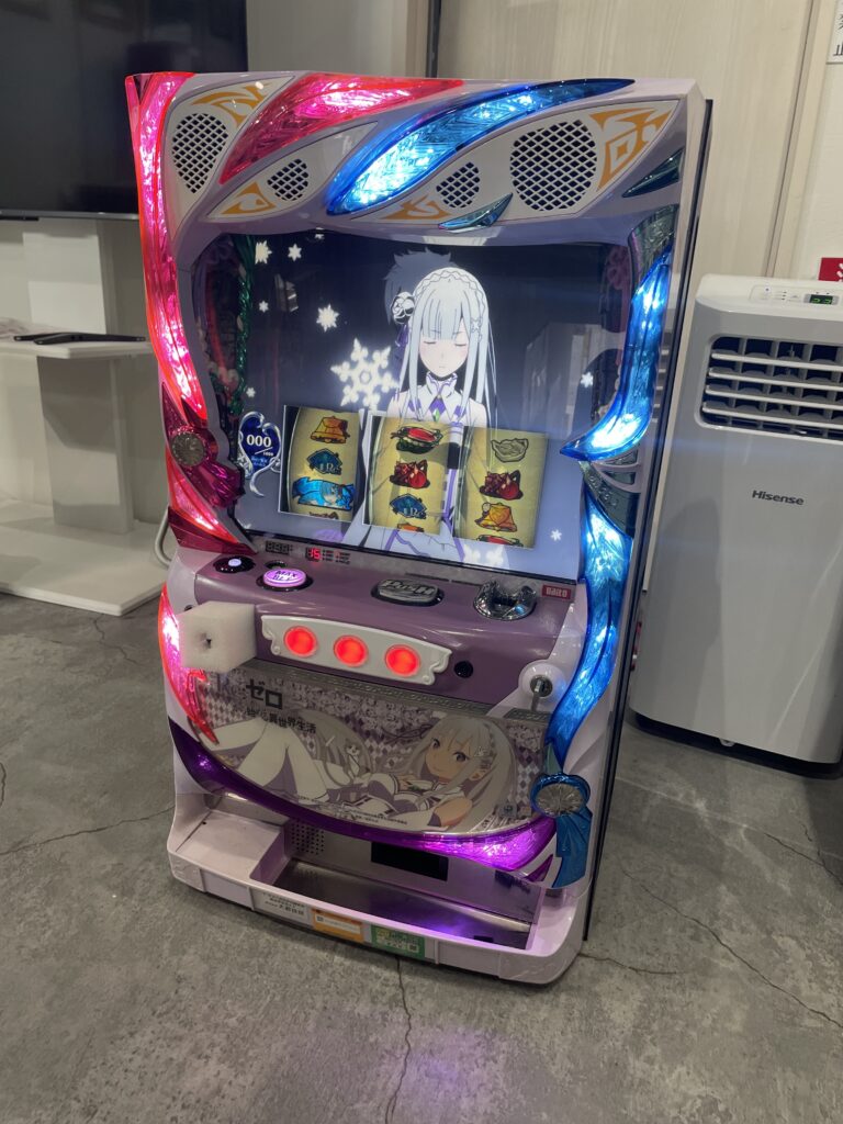 リゼロ  エミリアパネル　スロット パチスロ 実機 【メダル不要機付】 中古品販売