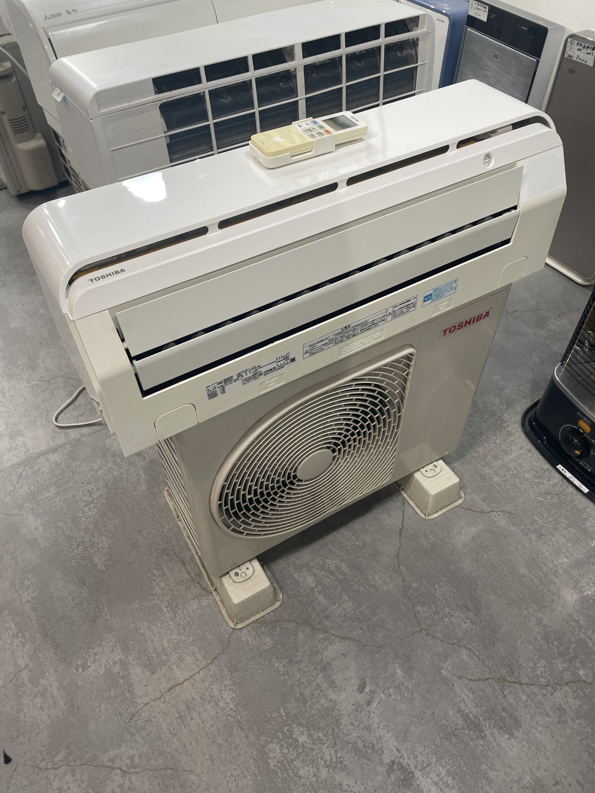TOSHIBA 2018年製　6畳用　ルームエアコン 中古品販売