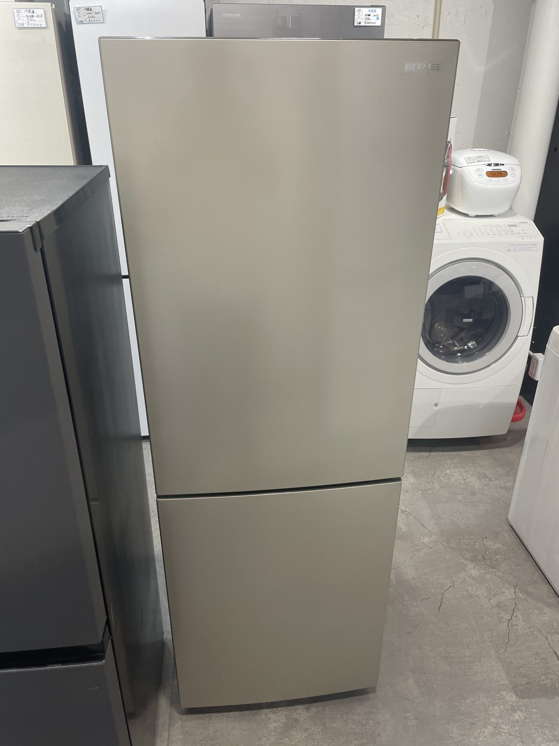 REFAGE 2024年製 226L 冷凍冷蔵庫 中古品販売