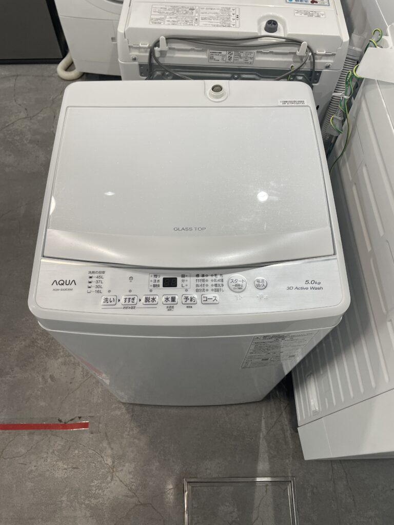 AQUA 2023年製 5.0kg 洗濯機 中古品販売