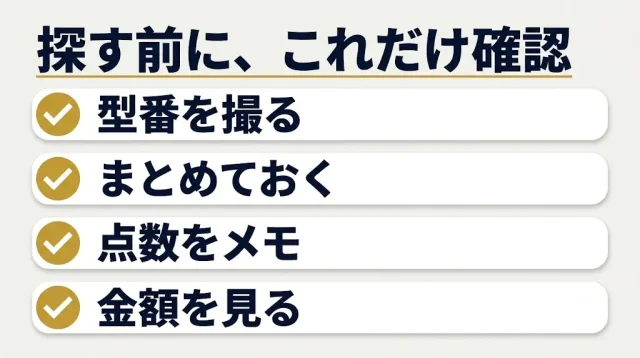 「探す前に判断する」が、いちばん早く終わる方法