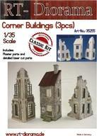 RTディオラマ 1/35 建物の角 3種セット RTD35255