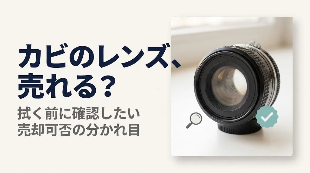 カビのレンズ買取|拭く前に確認したい売却可否の分かれ目