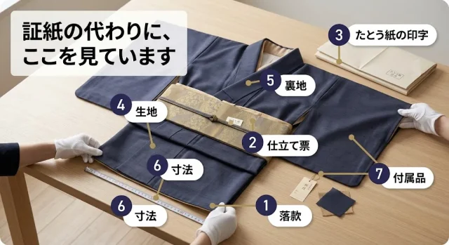  証紙がないとき、査定士が代わりに見ている7つの手がかり