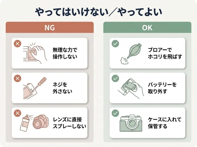  査定前にやってはいけない6つのこと