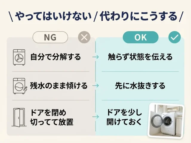 売る前にやってはいけない5つのこと