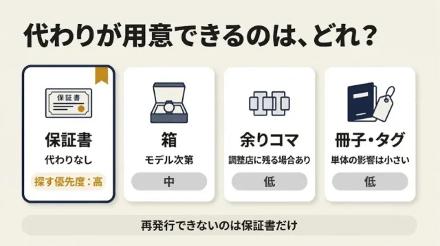 付属品ごとに、査定で実際に見ているもの