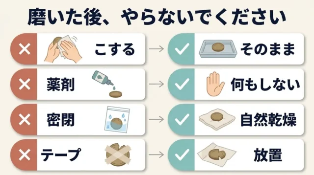 磨いた後に「やってはいけない」4つの追加対応