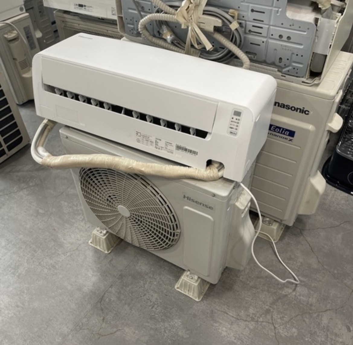 Hisense 2024年製 6畳用 2.2kw ルームエアコン 中古品販売