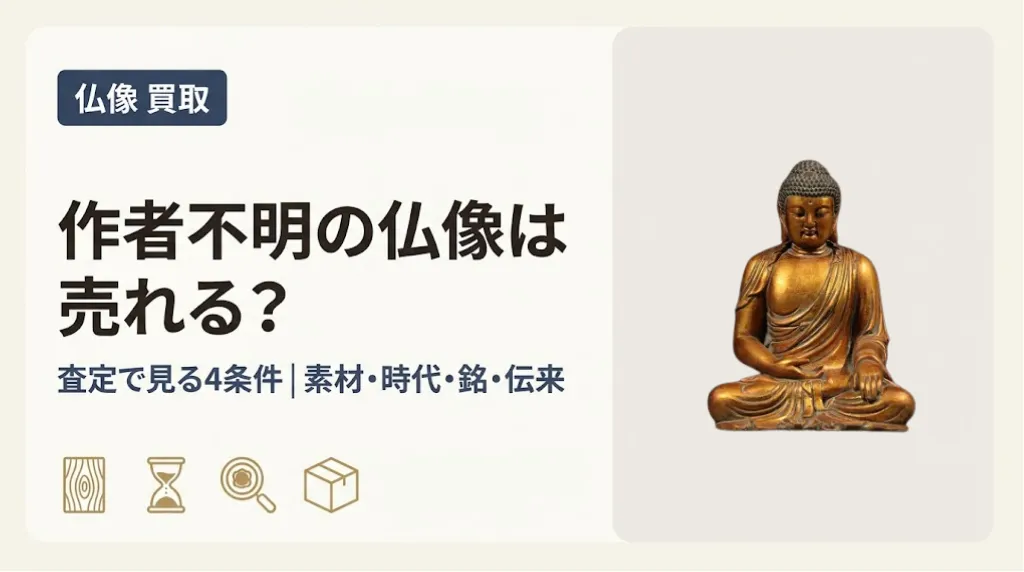 作者不明の仏像は売れる?査定で見る4条件
