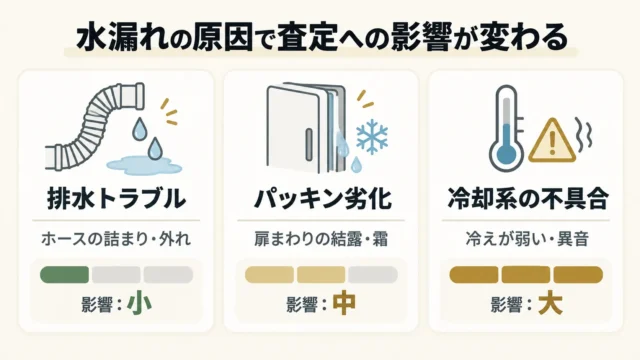 査定前に確認したい水漏れの原因と査定への影響