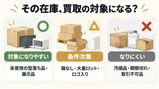法人の在庫処分は買取で進められる?