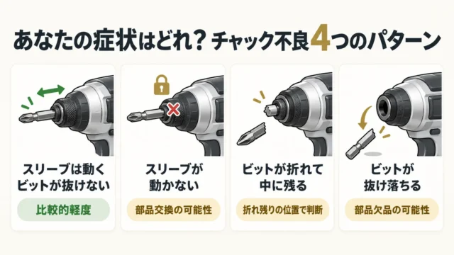 症状別に見る4つのパターン