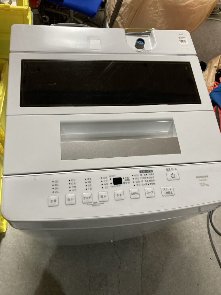 アイリスオーヤマ 2024年製 7.0kg 洗濯機 中古品販売
