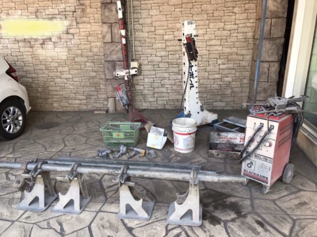 自動車板金 フレーム修正 溶接機 エアーツール セット