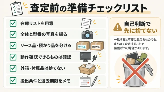 査定前にやっておきたい準備チェックリスト
