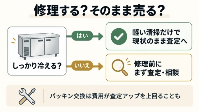 修理してから売るべき?そのまま売るべき?