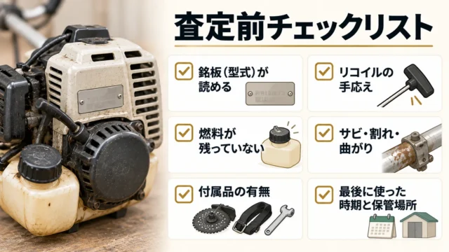 査定前に自分で確認しておきたい6つのポイント
