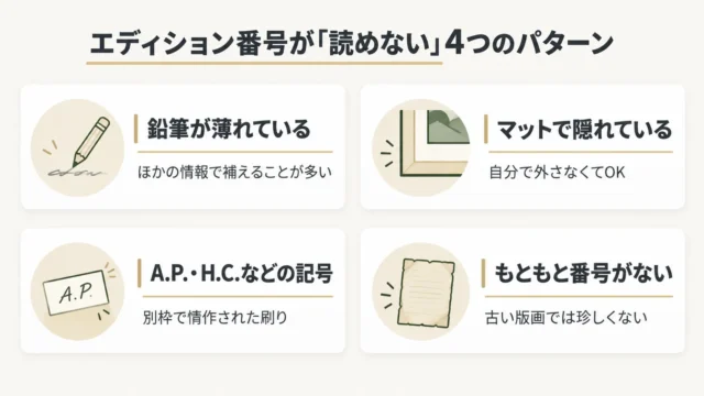 「読めない」にも種類がある：パターン別の査定への影響
