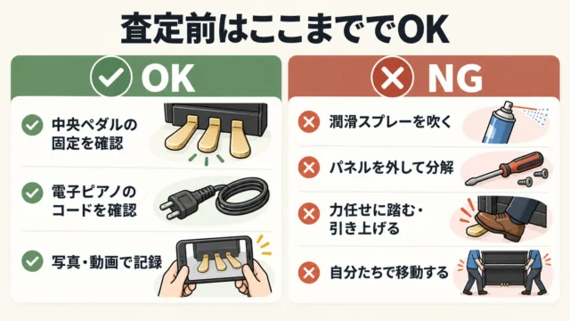 査定前にやってはいけないこと