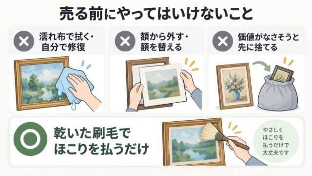 売却前にやってはいけないこと