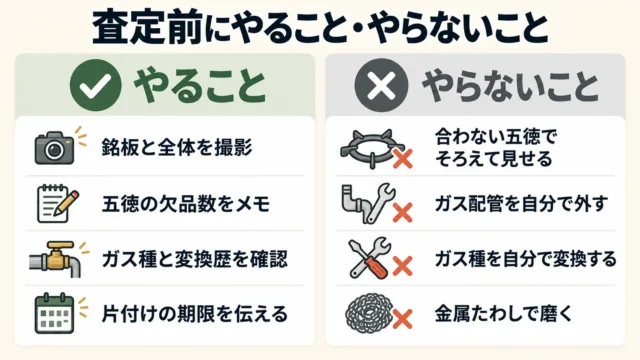 売却前にやってはいけないこと