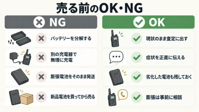 売る前にやってはいけないこと