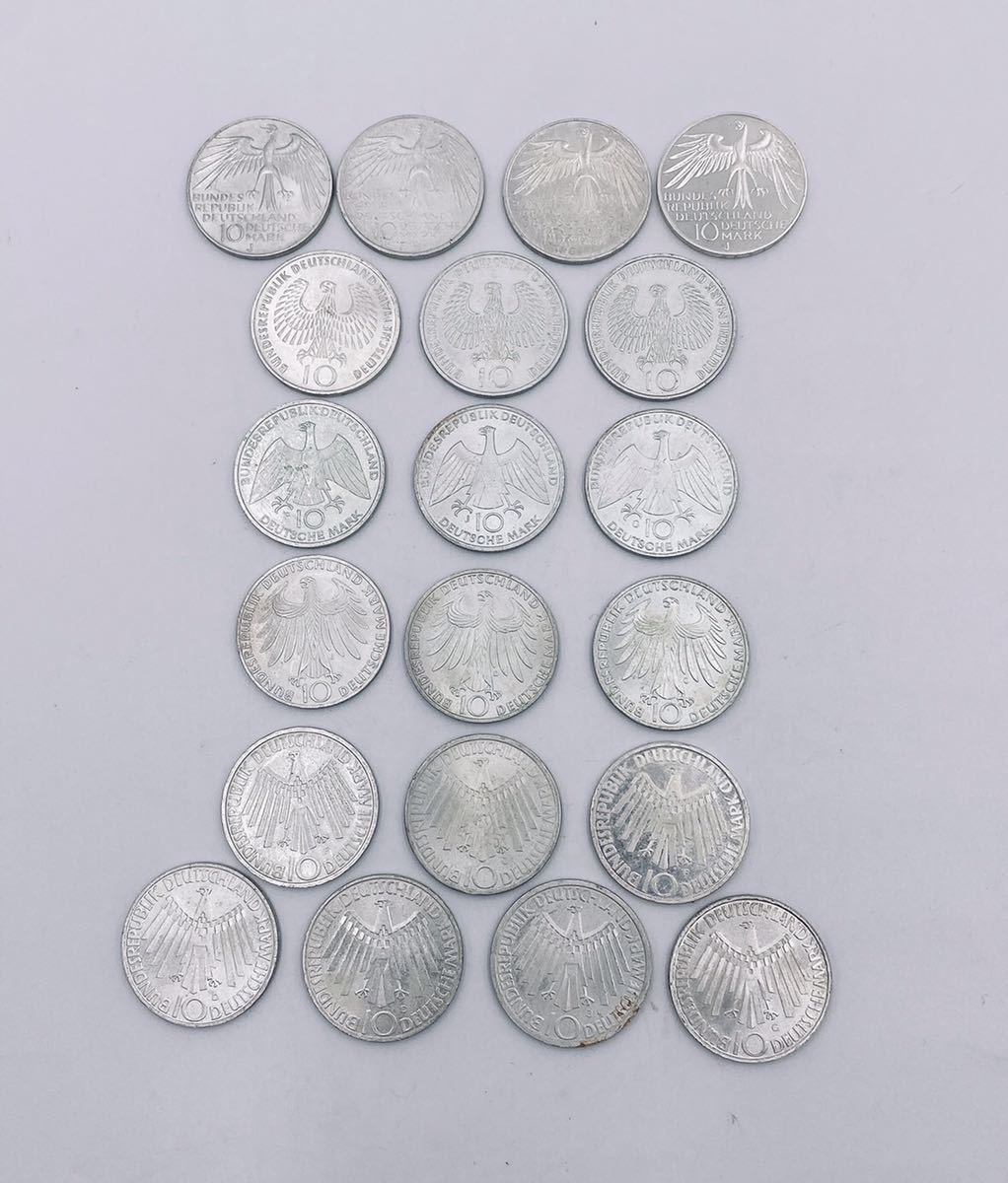 1972年 ミュンヘンオリンピック 10マルク銀貨 全5種 計20枚セット