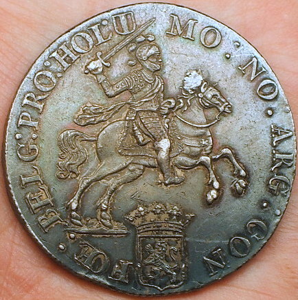オランダ大型銀貨 貿易銀 1789年 32.4g