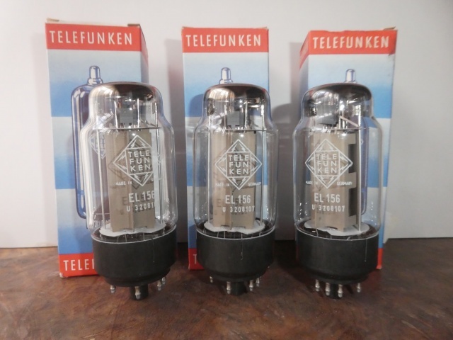 Telefunken EL156 真空管 3本
