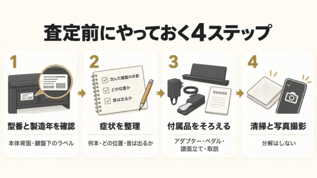 査定に出す前に確認しておきたい4つのポイント