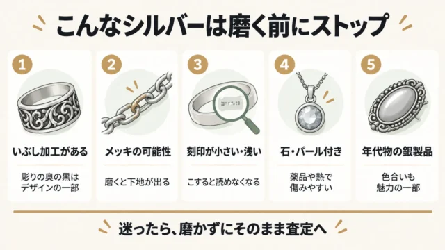 磨く前に確認したい「磨くと損をしやすい」5つのケース