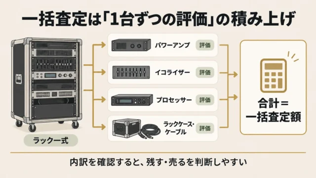 査定は「1台ずつの積み上げ」と考える